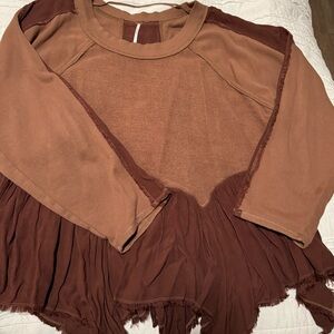 Free People Brown Sweater